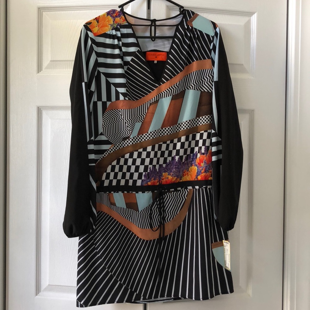 Fun printed sleeved dress
